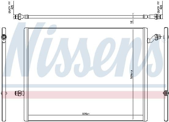Low Temperature Cooler, charge air cooler 627024 - image 5