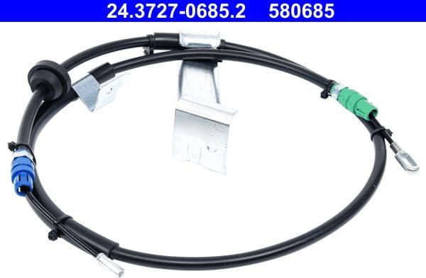 Cable Pull, parking brake 24-3727-0685-2 - image 2