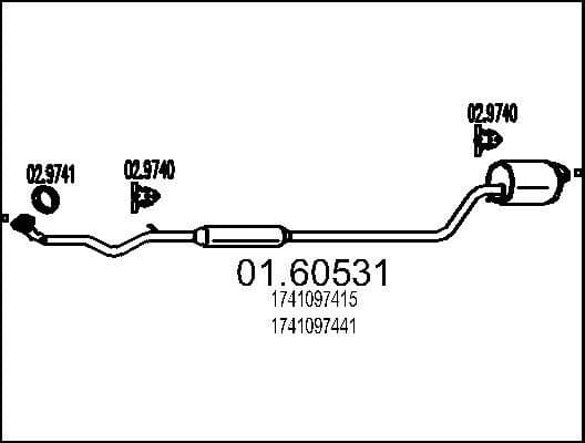 Rear Muffler 01.60531