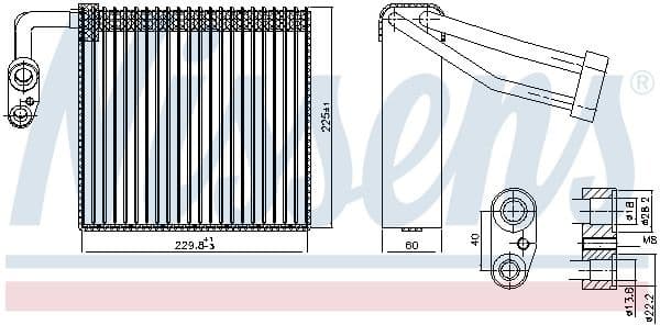 Evaporator, air conditioning 92297 - image 5