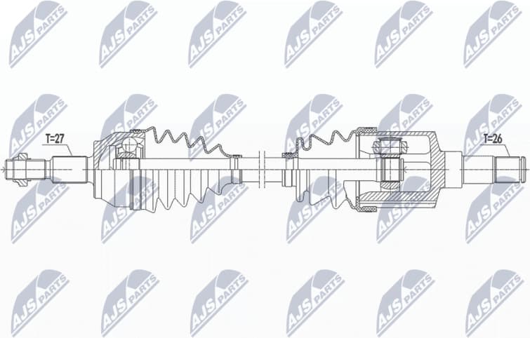 Drive Shaft NPW-FR-147