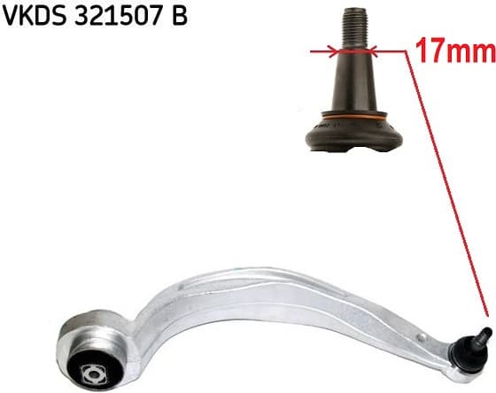 Arm front suspension VKDS 321507 B