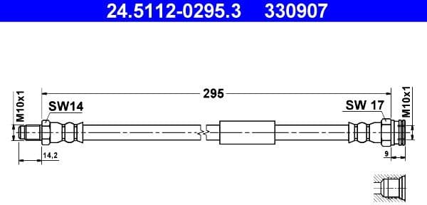 Brake Hose 24-5112-0295-3