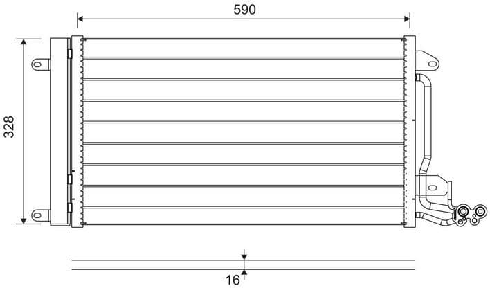 Condenser, air conditioning 814364