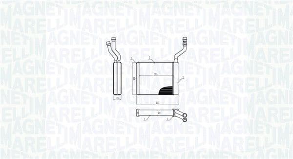 Heat Exchanger, interior heating 350218425000