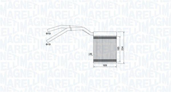 Heat Exchanger, interior heating 350218425000 - image 2