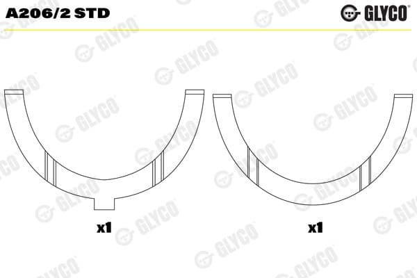 Spacer, crankshaft A206/2 STD