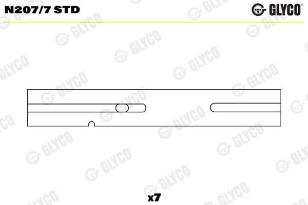 Camshaft Bearing N207/7 STD