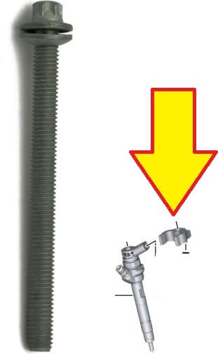 Bolt injector fitting 13537805256