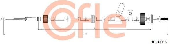 Cable Pull, parking brake 92.1E.LR003