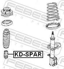 Rubber Buffer, suspension KD-SPAR - image 2