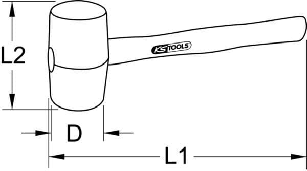 Rubber Hammer 140.5223 - image 3