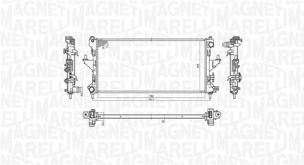 Radiator, engine cooling 350213198200 - image 2