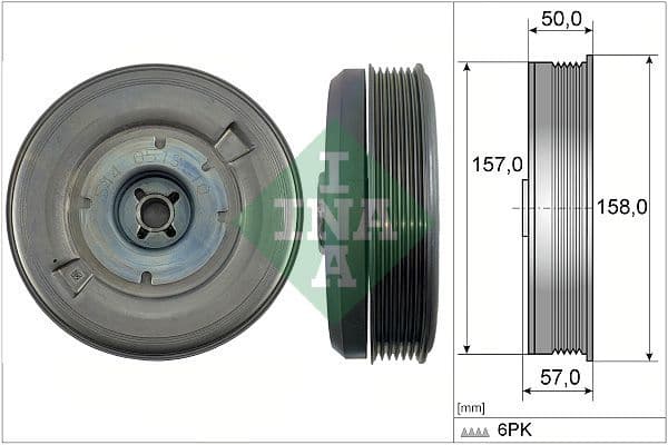 Belt Pulley, crankshaft 544 0513 10
