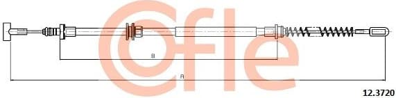 Cable Pull, parking brake 92.12.3720