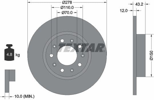 Brake Disc PRO 92221003