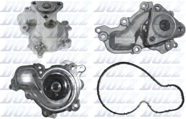 Water Pump, engine cooling F240