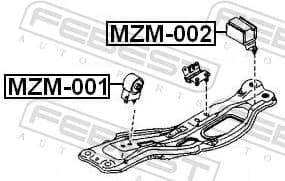 Mounting, engine MZM-001 - image 2