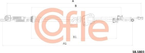 Cable Pull, manual transmission 92.18.1803