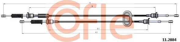 Cable Pull, manual transmission 92.11.2884