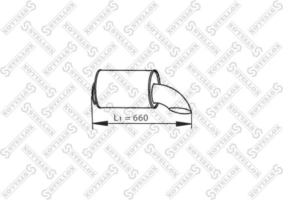 Exhaust Pipe 82-03771-SX