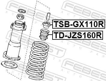 Rubber Buffer, suspension TD-JZS160R - image 2