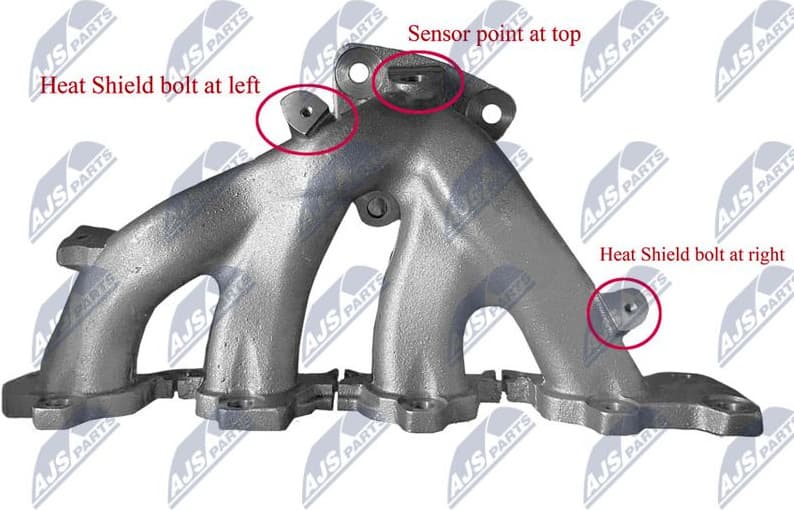 Manifold, exhaust system BKW-DW-000