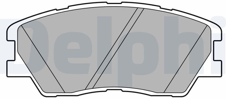 Brake Pad Set, disc brake LP3673