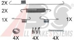 Accessory Kit, brake shoes 0001Q