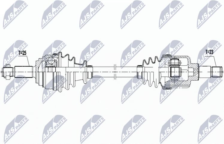 Drive Shaft NPW-FR-167