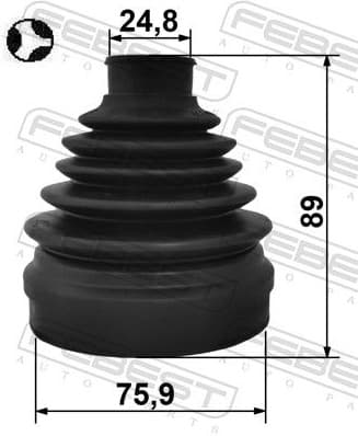 Bellow Kit, drive shaft 2215-D9T - image 2