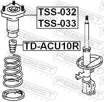 Rubber Buffer, suspension TD-ACU10R - image 2