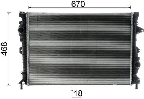 Radiator, engine cooling BEHR *** PREMIUM LINE *** CR 953 000P - image 10