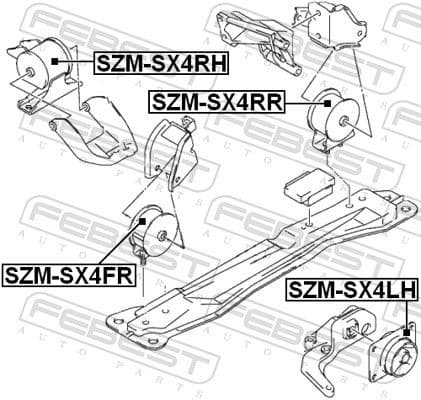 Mounting, engine SZM-SX4RR - image 2