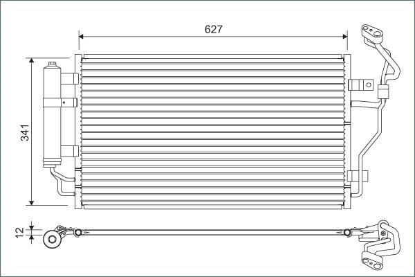 Condenser, air conditioning 822632