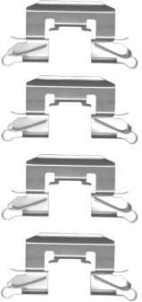 Accessory Kit, disc brake pad 82512900