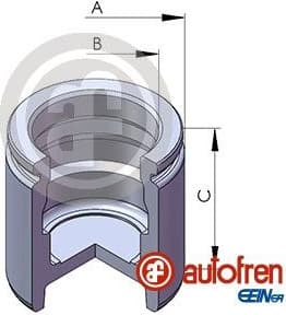 Piston, brake caliper D025839