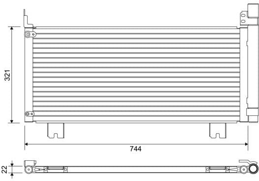 Condenser, air conditioning 822651