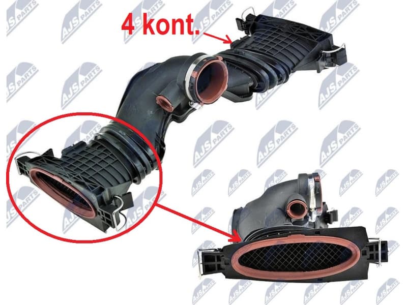 Air intake manifold with air mass sensor BKS-ME-017