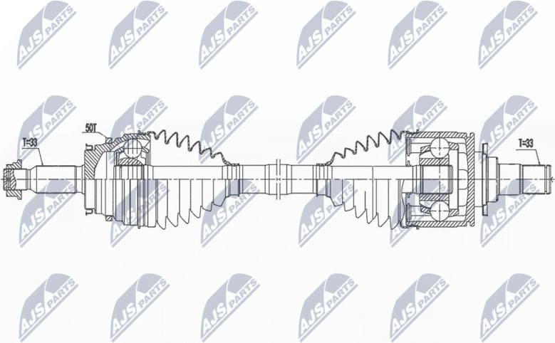 Drive Shaft NPW-MS-075