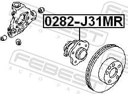 Wheel Hub 0282-J31MR - image 2