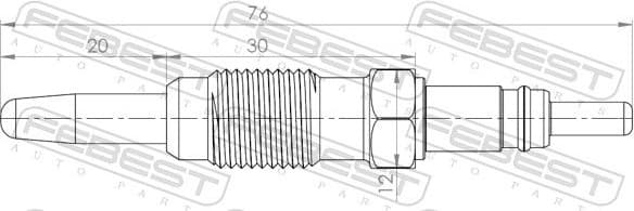 Glow Plug 28642-005 - image 2