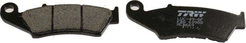 Brake Pad Set, disc brake Organic Allround MCB669