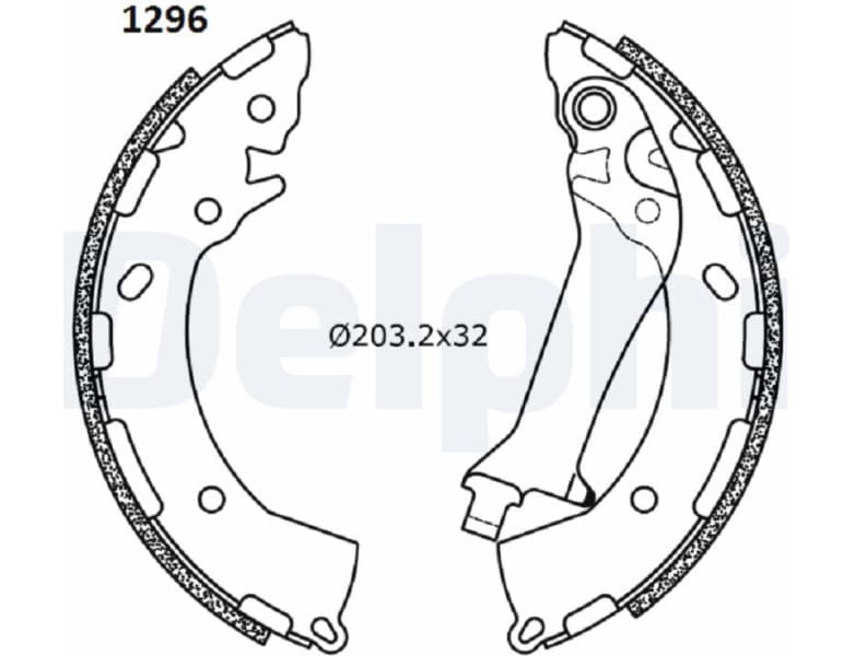 Brake Shoe Set LS2180