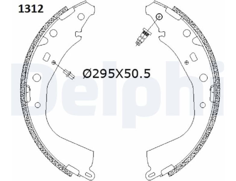 Brake Shoe Set LS2187