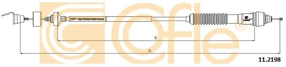 Cable Pull, clutch control 11.2198