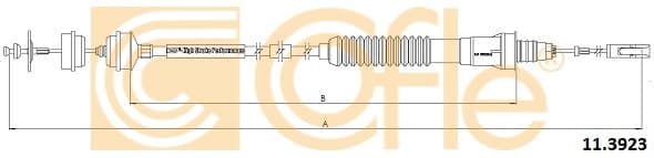 Cable Pull, clutch control 11.3923