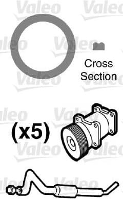 Gasket, coolant pipe 509550 - image 3