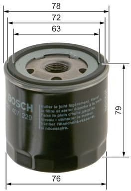 Oil Filter F 026 407 229 - image 5