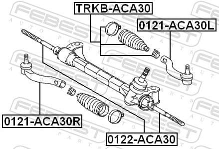 Tie Rod End 0121-ACA30L - image 2